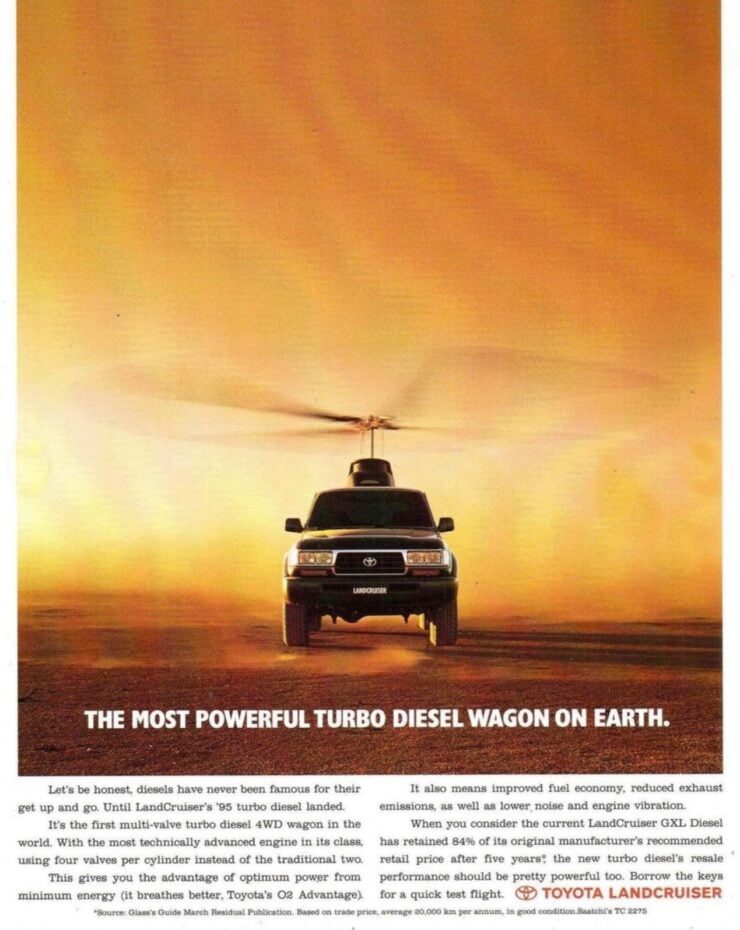 Land Cruiser 80 Series Vintage Ad 1